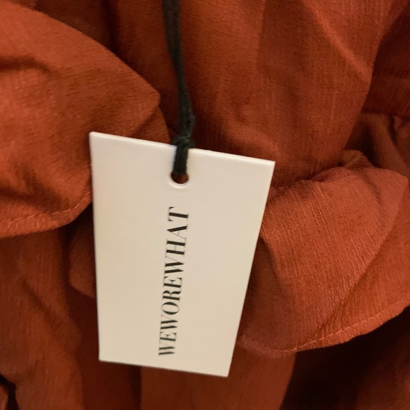 Strappy Tier Ruffle Dress Cutout Back - Picture 4 of 4